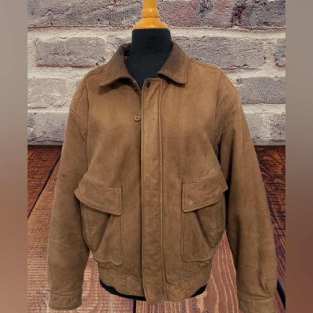 Men's Brown Suede Jacket